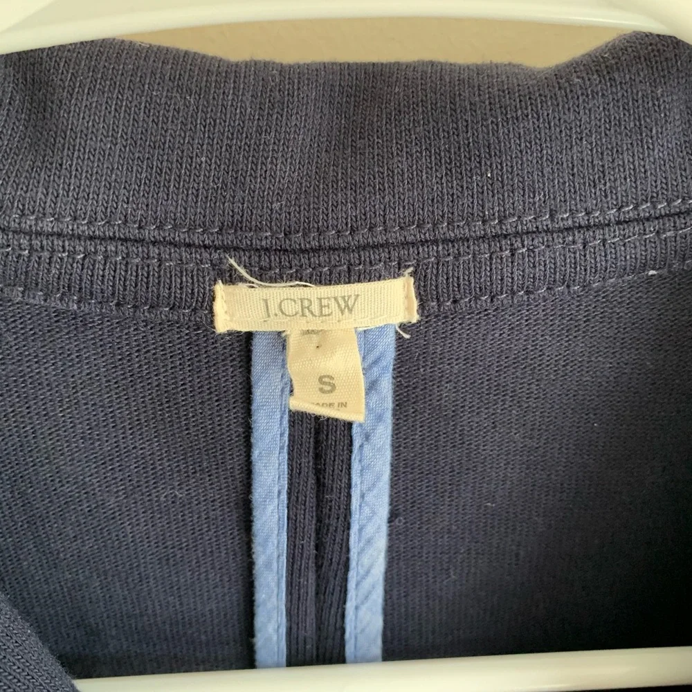 J Crew Navy Blue Double Breasted Career Blazer